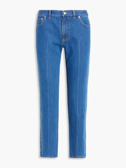 Tibi Elfie high-rise straight-leg jeans