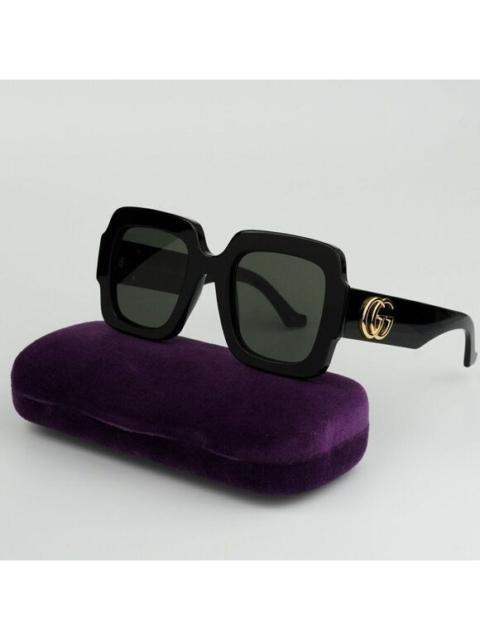 GUCCI NEW Gucci GG1547S 001 Black Grey Women Square Sunglasses GG 1547S