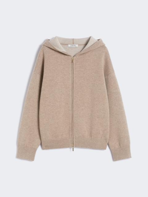 'S Max Mara KURT Wool and cashmere hooded cardigan
