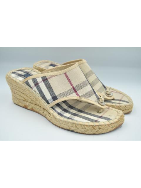 Burberry Burberry - Nova Check Espadrille Wedge