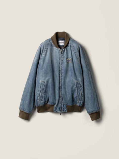 Miu Miu Denim blouson jacket