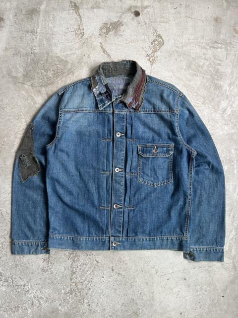Patchwork Vintage Type 1 Denim Jacket by Darkpull