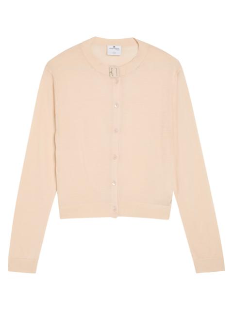 courrèges Courrèges Buckle Fastening Merino Wool Cardigan
