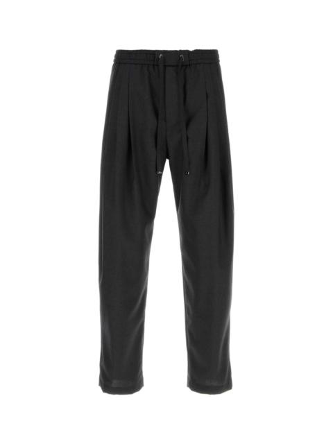 Dolce & Gabbana Dolce & Gabbana Men Charcoal Wool Pant