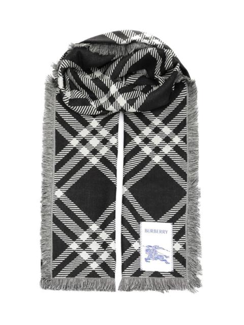 Burberry Burberry Women Wide Silk And Wool Scarf