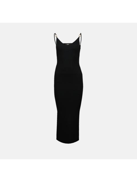 VERSACE Robe en maille noire
