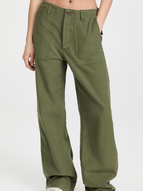 R13 Wide Leg Utility Pants