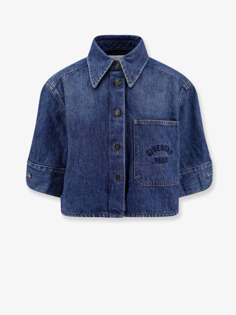 Givenchy Givenchy Cocoon Blue Denim Shirt