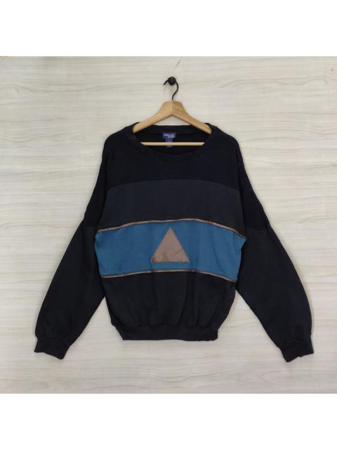 Other Designers Designer - 90s Duncan Row Sweater , Color block jumper