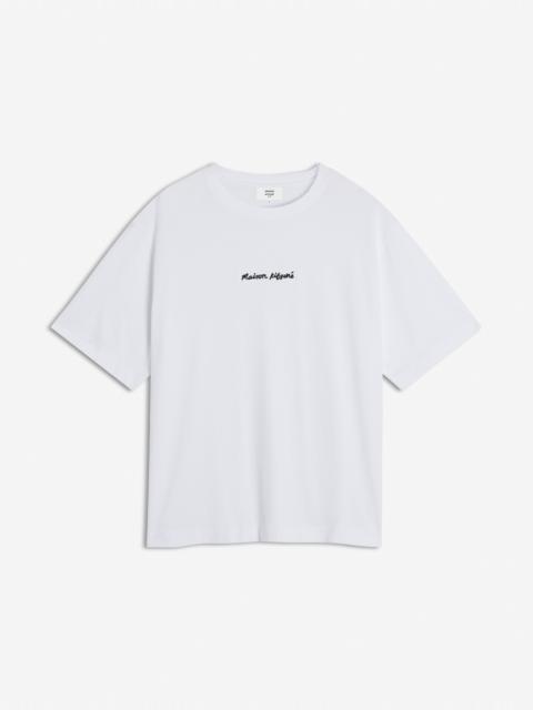 Maison Kitsuné MAISON KITSUNE EMBROIDERY OVERSIZE TEE-SHIRT