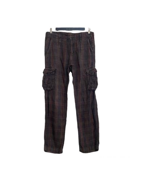 Other Designers Designer × Mason's - Masons Femme Linen Cargo Pants Made in Italy