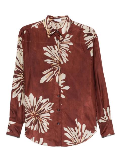 Brunello Cucinelli Brunello Cucinelli Women Printed Silk Shirt