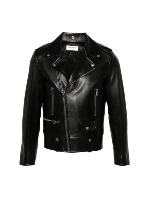 SAINT LAURENT Saint Laurent Black Jackets - Biker Jackets Men