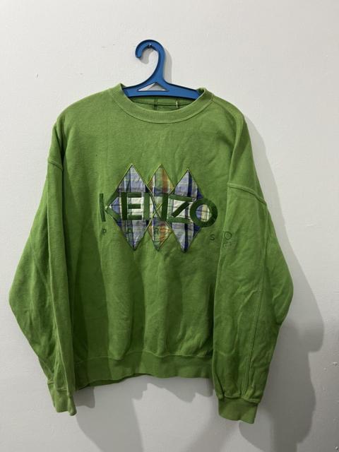 Vintage Y2K Kenzo Golf Large Embroidered Logo Crewneck