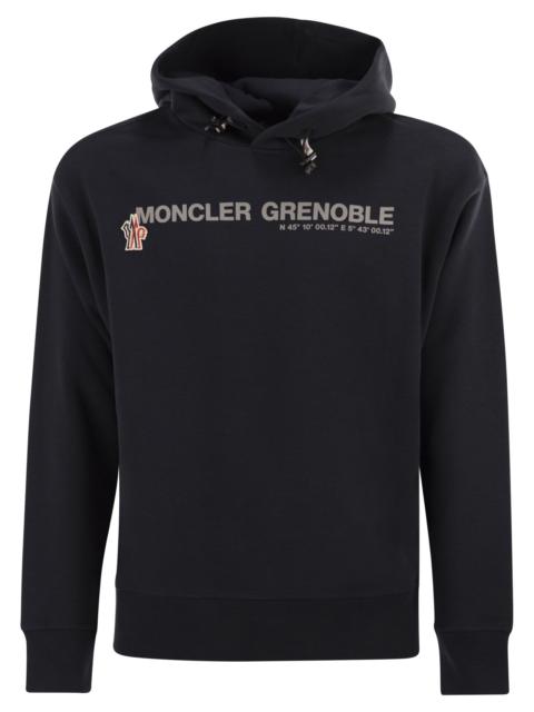 Moncler Grenoble Moncler Grenoble Men Logoed Cotton Hooded Sweatshirt