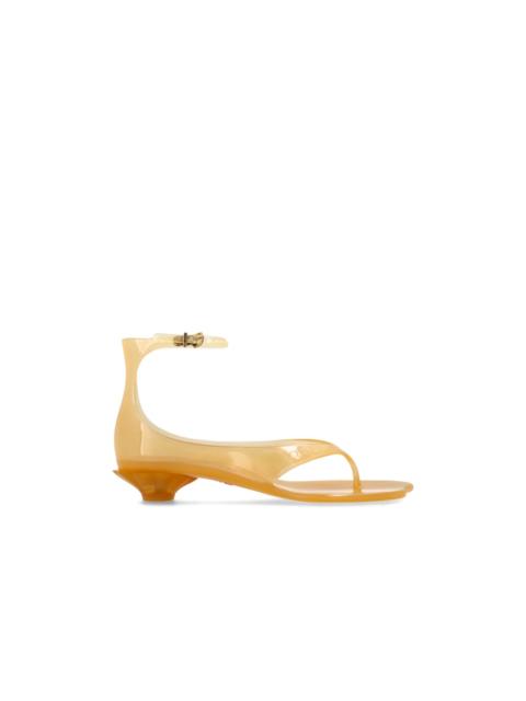 Chloé Chloe Jelly Yellow Heeled Sandals New & Authentic (Women's s