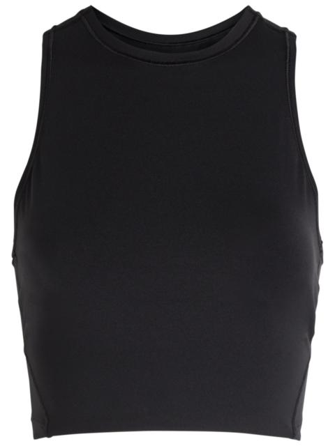 On ON Studio Cropped Stretch-jersey top