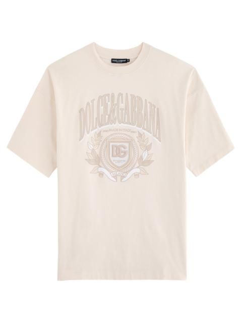 Dolce & Gabbana Logo-print Cotton T-shirt