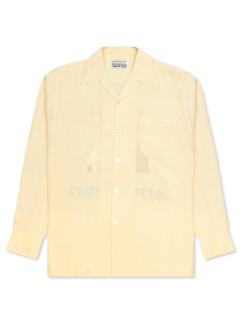 WACKO MARIA WACKO MARIA L/S 50'S SHIRT TYPE-3 - YELLOW