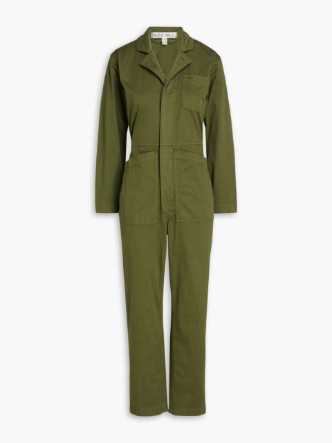 Other Designers Standard cropped stretch-cotton jumpsuit