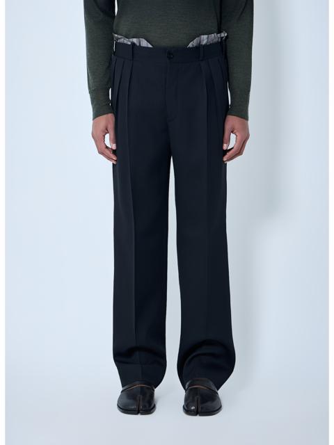 Maison Margiela Maison Margiela Men Wool Pleated Pants