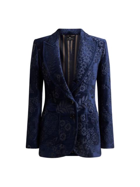 Etro floral jacquard blazer