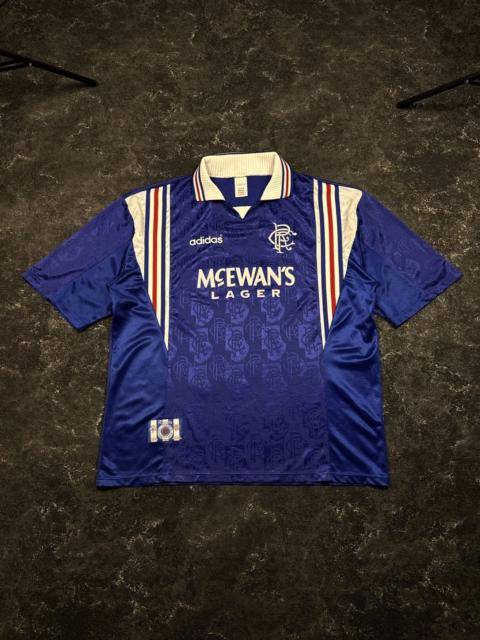 adidas Vintage 96-97 Glasgow Rangers Adidas Home Jersey T-Shirt