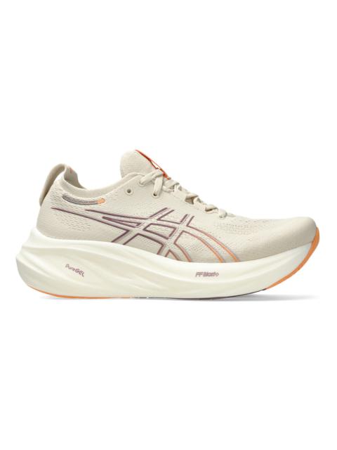 Asics Asics Gel Nimbus 26 - Oatmeal - Faded Orange