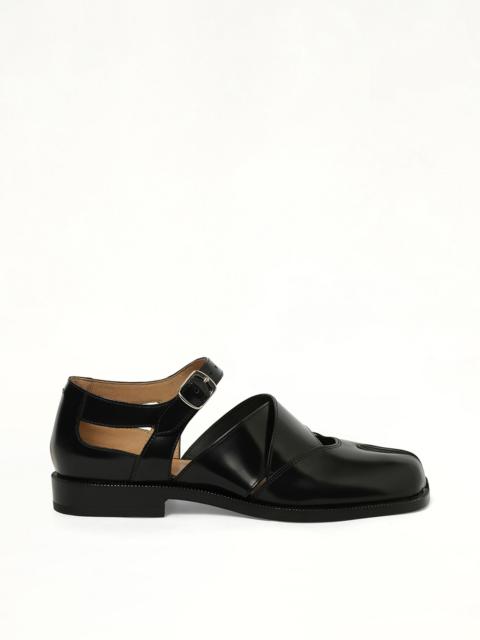 Maison Margiela Tabi Toe Cut Out Sandals in Black