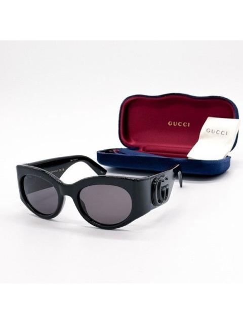 GUCCI NEW GG1544S 001 GUCCI BLACK ROUND WOMEN SUNGLASSES GUCCI GG