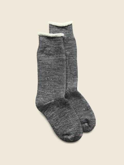 ROTOTO® Merino Wool Double Face Crew Sock - Charcoal