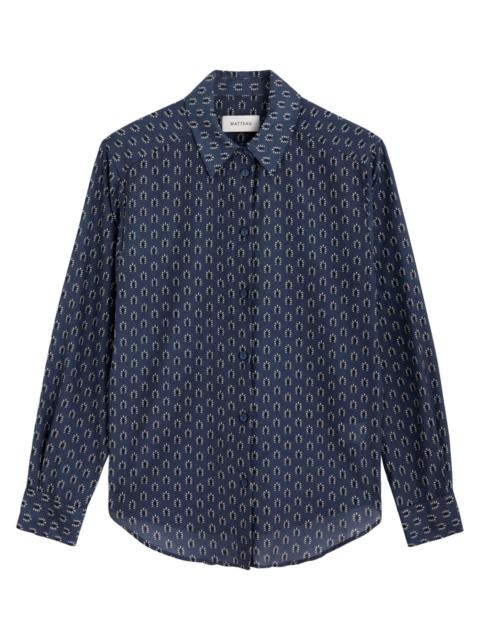 MATTEAU Matteau Classic Printed Cotton-blend Shirt