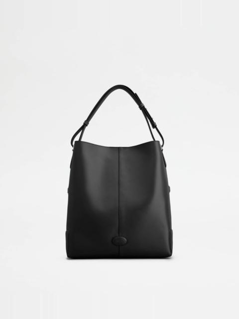 Tod's TOD'S DI BAG SHOULDER BAG IN LEATHER SMALL - BLACK