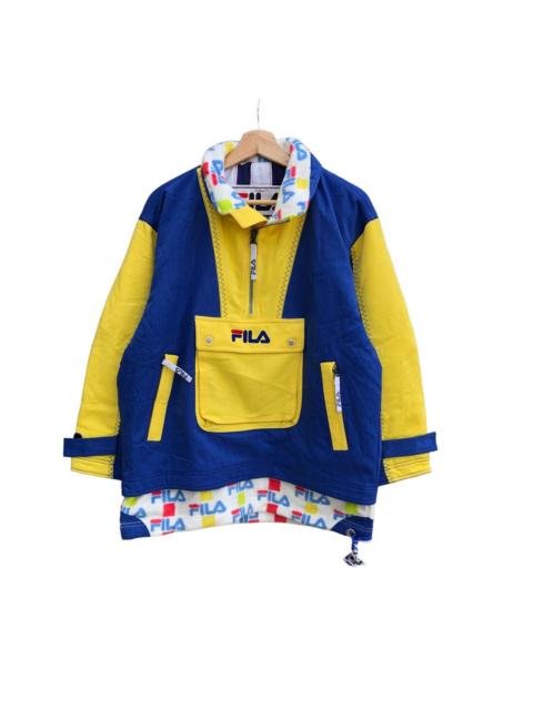 Other Designers Rare Design🔥🔥Vintage 90s Fila anorak half zipper jacket