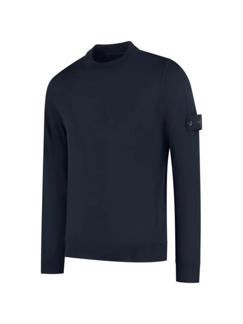 Stone Island Stone Island Logo-patch Crew-neck Sweater