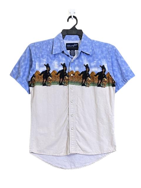 Other Designers RARE🔥VINTAGE WRANGLER COWBOYS WESTERN BUTTON UPS SHIRT