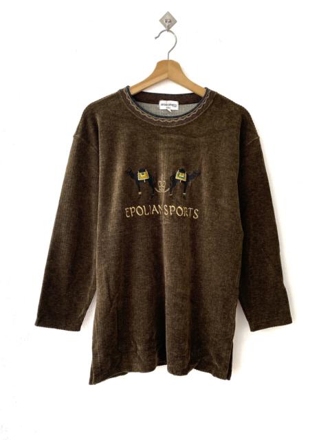 Other Designers Designer - Vintage Epolian Sports Embroidered Camel Logo Crewneck
