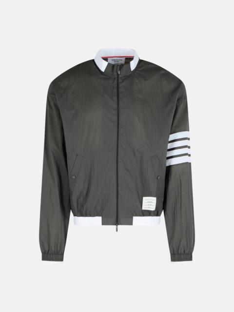 Thom Browne '4 BAR' GREY POLYESTER JACKET
