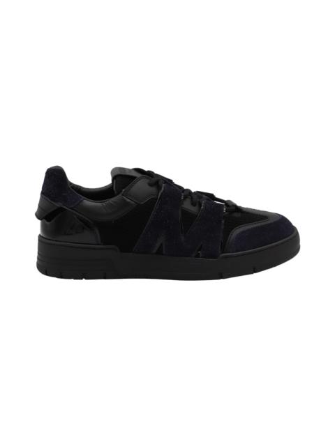 Moschino Black Leather Sneakers