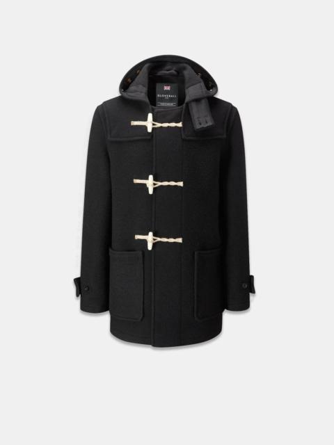 GLOVERALL Men's Mid-Length Monty Duffle Coat Black