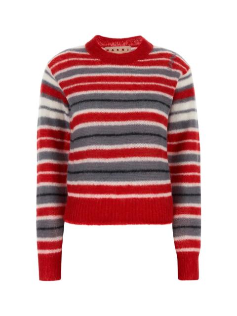 Marni Marni Women Embroidered Mohair Blend Sweater