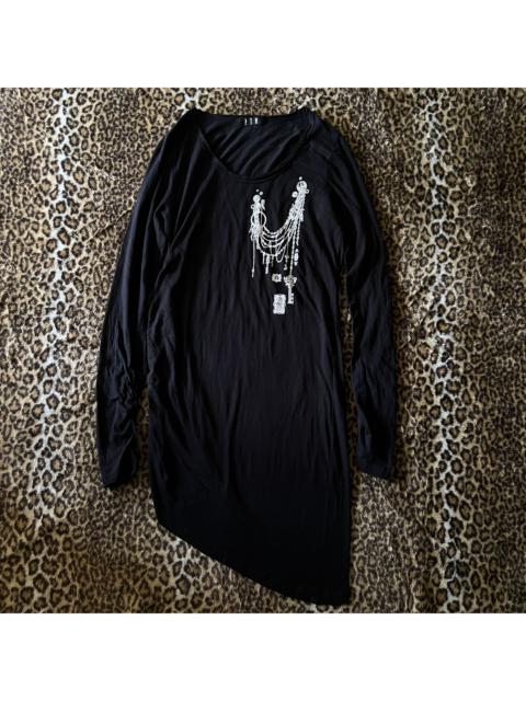 Black Peace Now Black asymmetrical long sleeve t-shirt