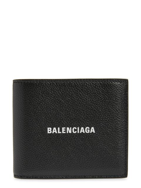 BALENCIAGA Balenciaga Square Billfold Wallet in Black/White at Nordstrom