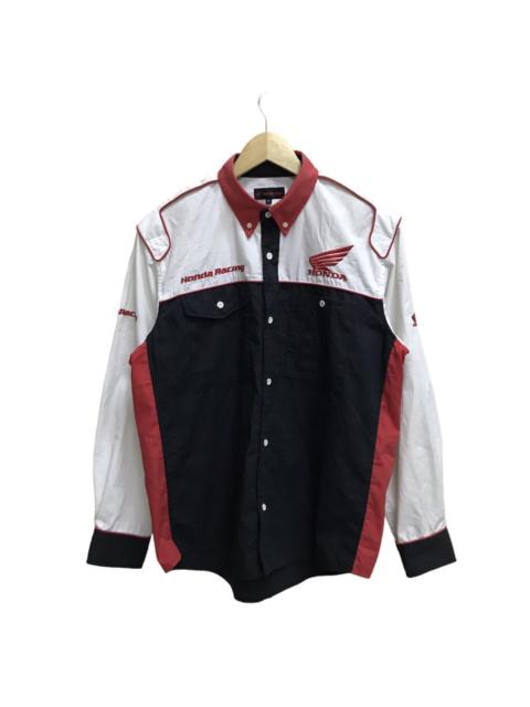 Other Designers Honda × Vintage - VINTAGE HONDA RACING MOTORSPORT BUTTON UP SHIRT