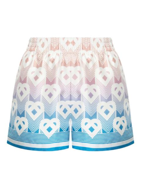 CASABLANCA Casablanca Women Monogram Print Shorts