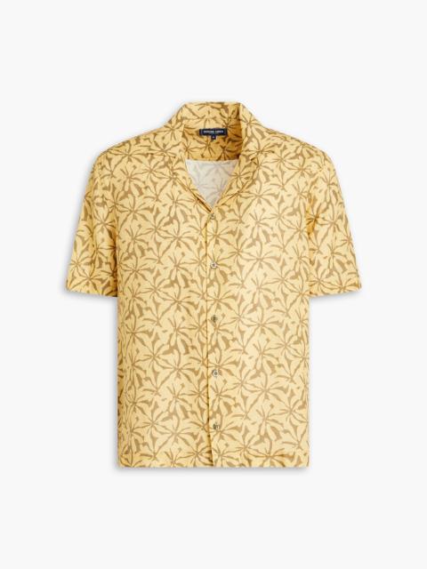 FRESCOBOL CARIOCA Roberto floral-print linen shirt