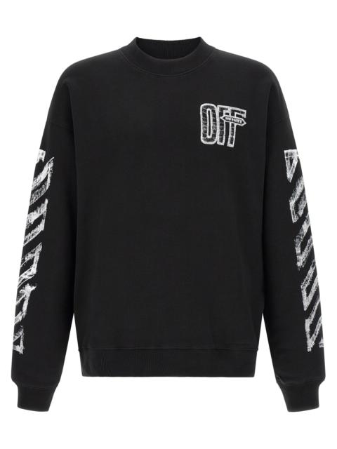 Off-White Off-White Men 'Motion Arrow Skate' Sweatshirt