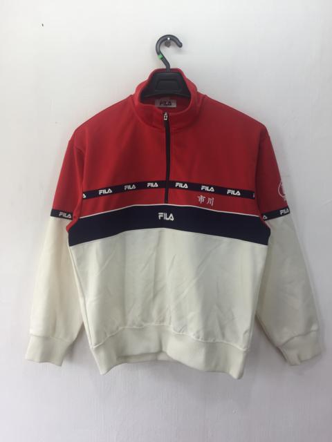 Other Designers Fila - FILA COLORBLOCK PULLOVER SWEATSHIRT