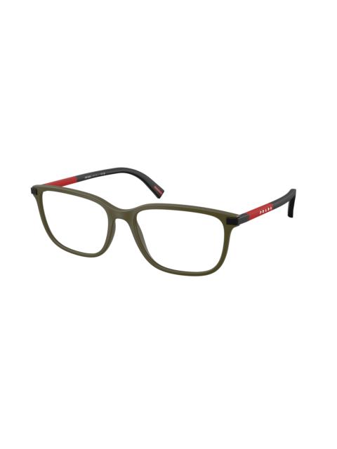 Prada Prada Linea Rossa Demo Square Men's Eyeglasses PS 02RV 15X1O1 54
