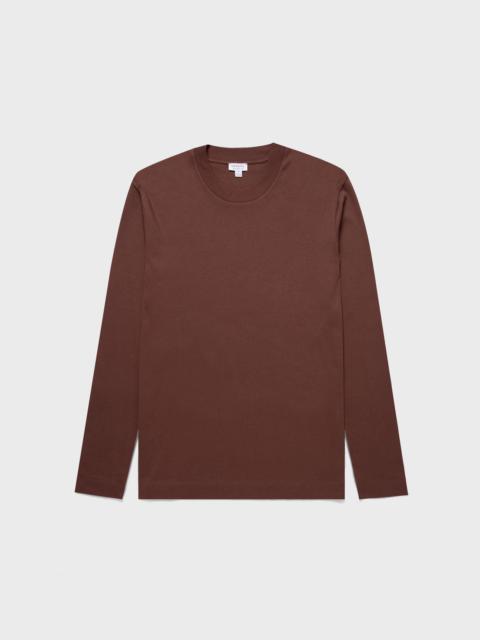 Sunspel Long Sleeve Heavyweight T‑shirt